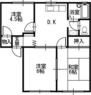 ストークフォーレストC棟の間取り