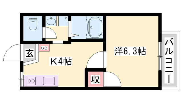 メゾンアトラスの間取り