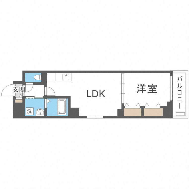 メゾン大淀の間取り