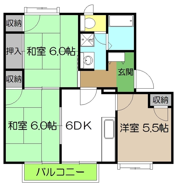 ボーヴィラージュ和田　Ｃ棟の間取り