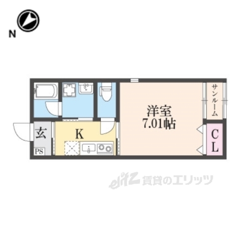 【蒲生郡日野町大字大窪のアパートの間取り】