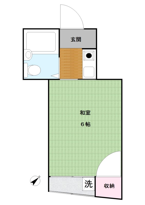 パルセ藍染の間取り