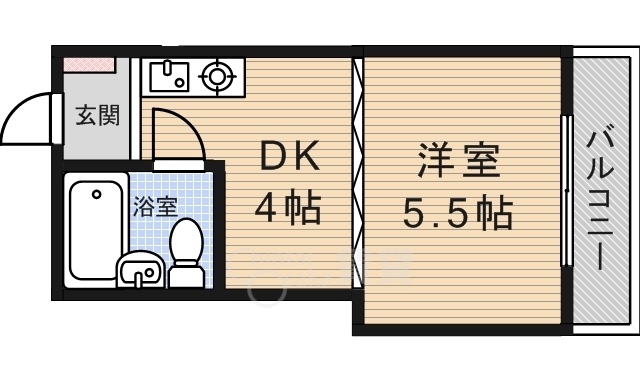 クリエートコート箕面の間取り