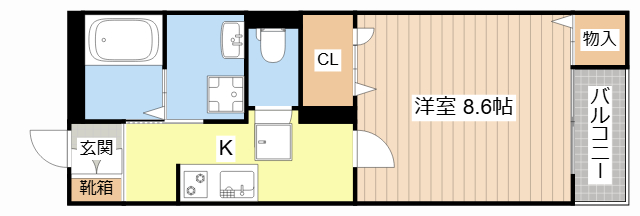 アトリエール駅東の間取り