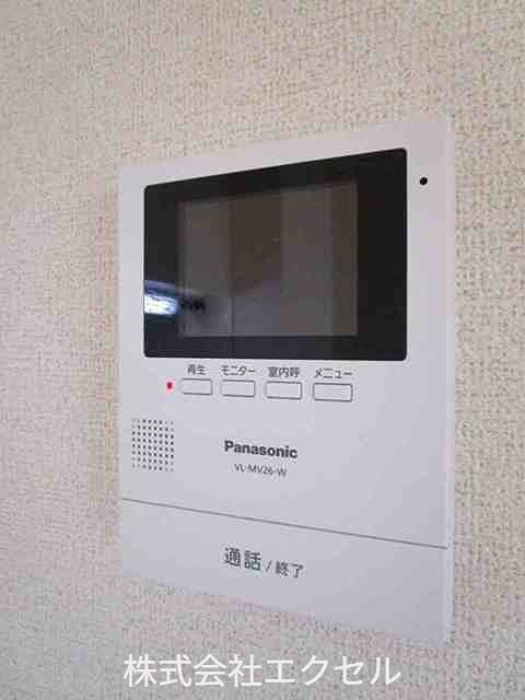 セキュリティ　モニター付きインターホンです。