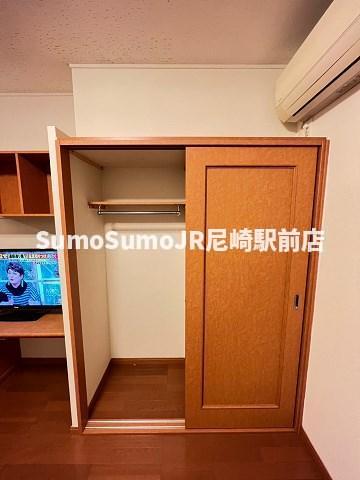 収納　たっぷりとした収納スペースです