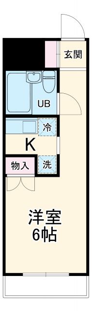 神奈川県横浜市瀬谷区三ツ境（マンション）の賃貸物件の間取り