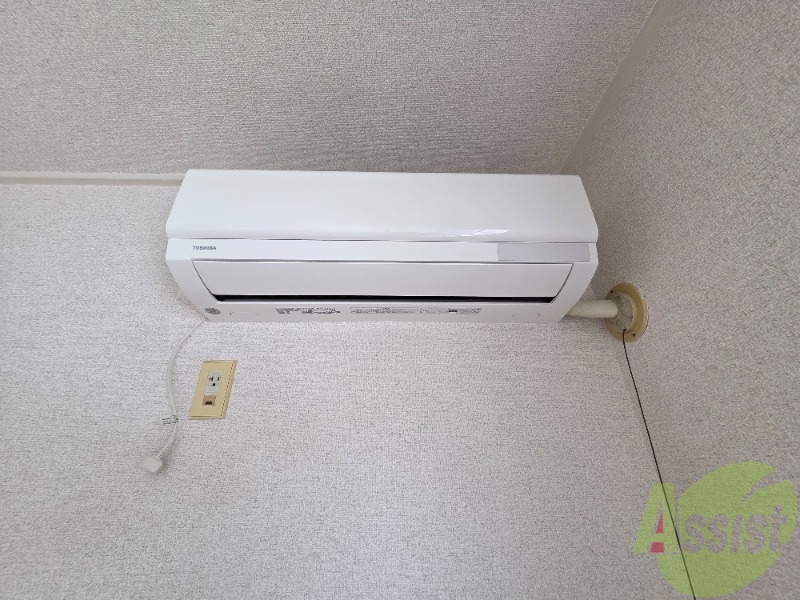 その他設備　エアコン付きなので一年中快適に過ごせますね。