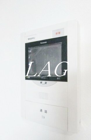 セキュリティ　モニター付きインターフォンです。