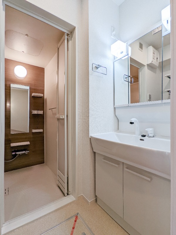 洗面設備　図面と現状に相違がある場合には現状を優先