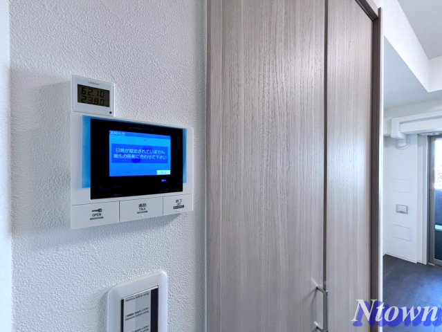 セキュリティ　モニター付きです。