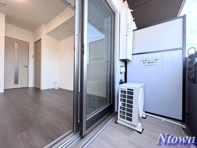 バルコニー　落ち着いた時間を過ごせるバルコニーです