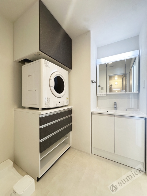 洗面設備　衣類乾燥機を完備♪♪
