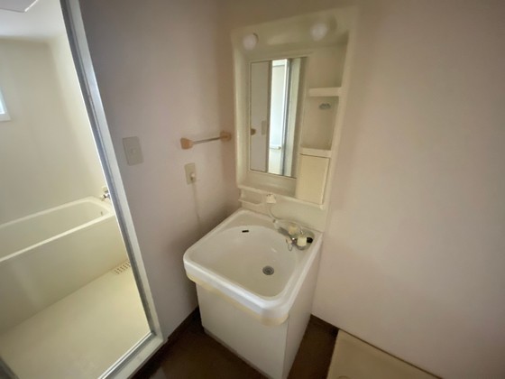 洗面設備　※他の号室の写真になります。