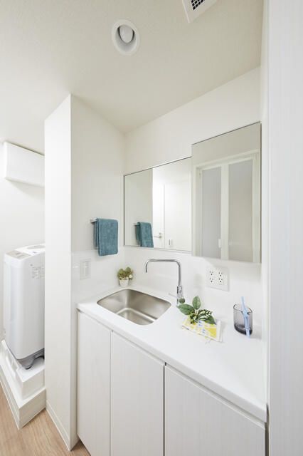 洗面設備　モデルルーム画像