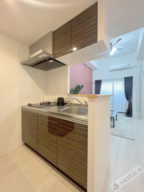 キッチン　２口システムキッチンでお料理楽しく♪♪