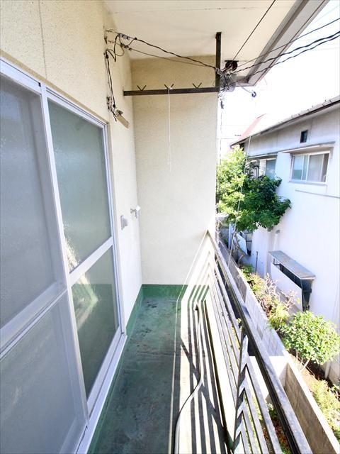 バルコニー　松山市枝松　サンクレスト枝松　ベランダ