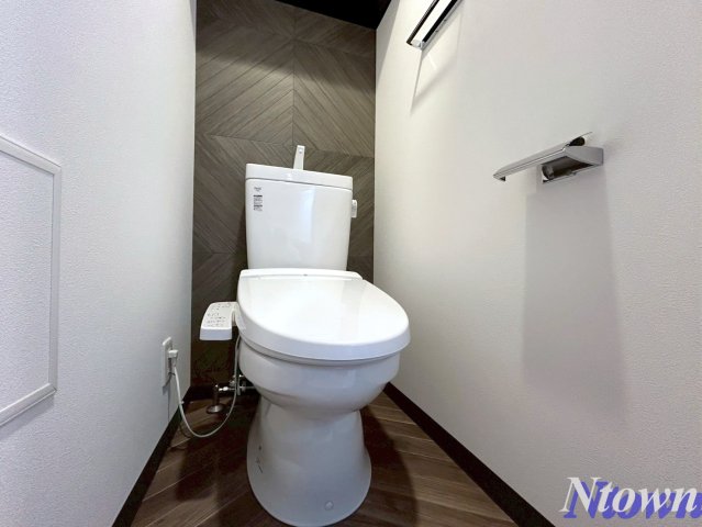 トイレ　ゆったりとした空間のトイレです