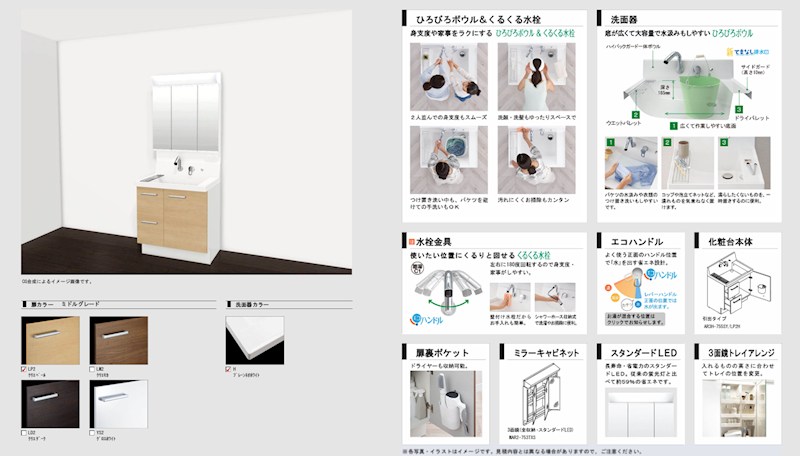 洗面設備　イメージ