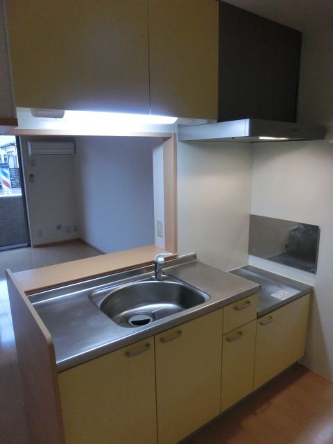 キッチン　２口コンロ設置可