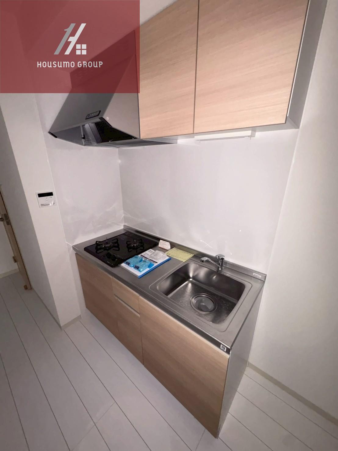 キッチン　コンパクトなキッチンで掃除もラクラク