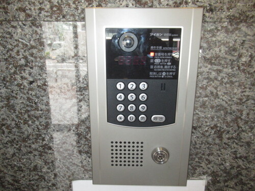 セキュリティ　TVモニタ付きインターホン　前回募集時／2022年5月の写真