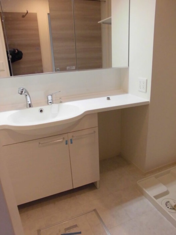 洗面設備　図面と現状に相違がある場合には現状を優先