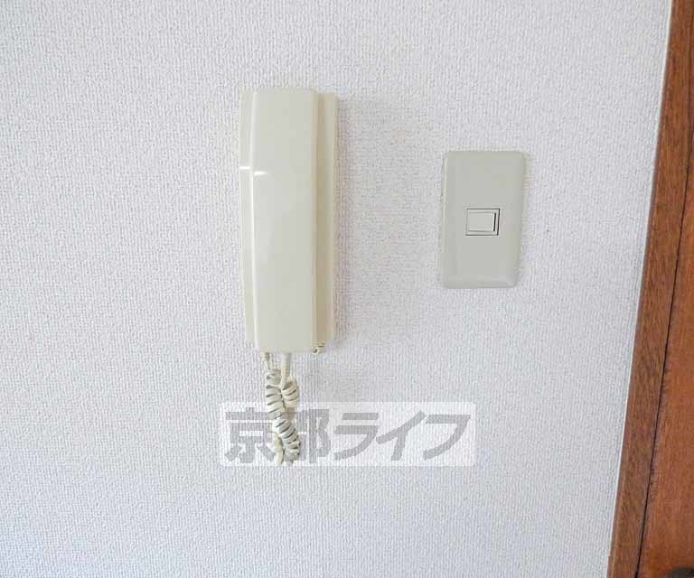 セキュリティ　来客も安心です。