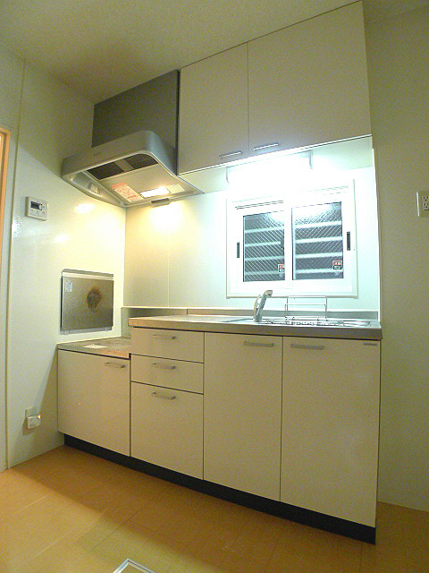 キッチン　キッチンはガスコンロ設置可