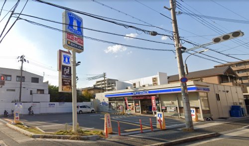 コンビニ　ローソン 神戸深江北町一丁目店（コンビニ）まで92m