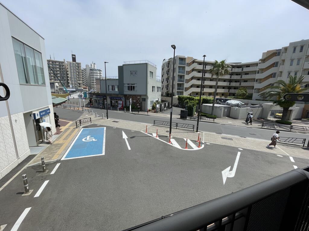 眺望　お部屋から駅方面を見たアングル