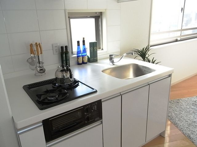 キッチン　２口ガスシステムＫ★