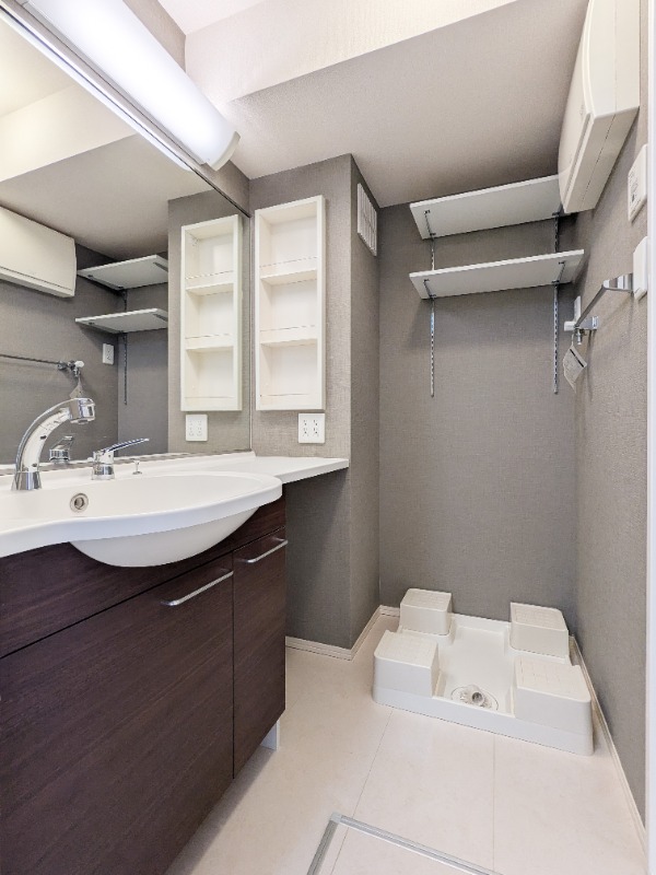 洗面設備　図面と現状に相違がある場合には現状を優先