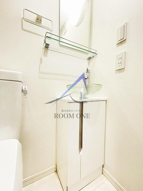 洗面設備　洗面台です。