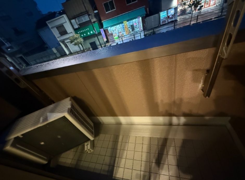 バルコニー　広々としたバルコニーです