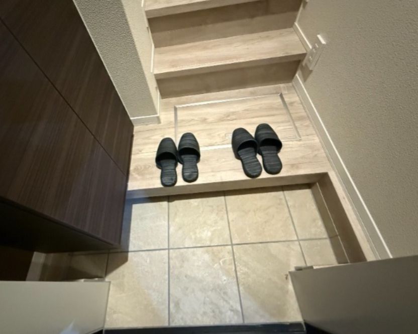 玄関　落ち着いた玄関です