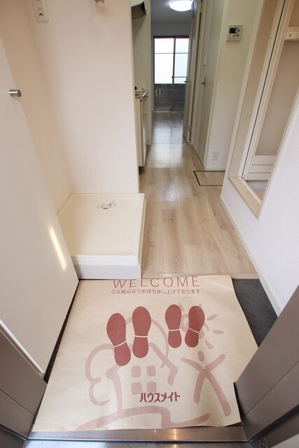 玄関　シューズボックス付きの玄関