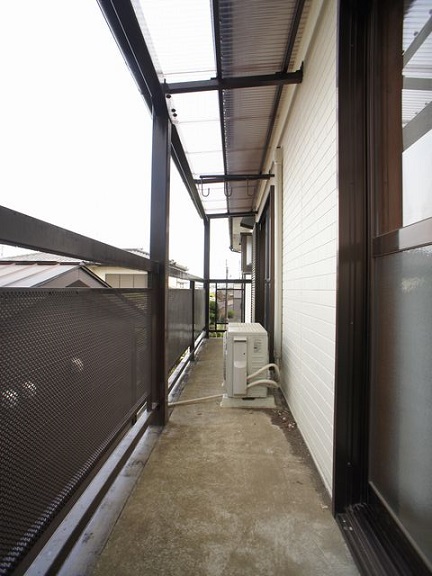 バルコニー　洗濯を干すことができます☆