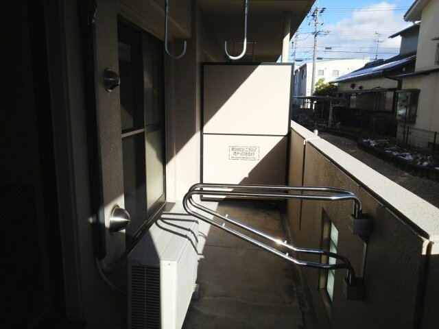 バルコニー　落ち着いた時間を過ごせるバルコニーです