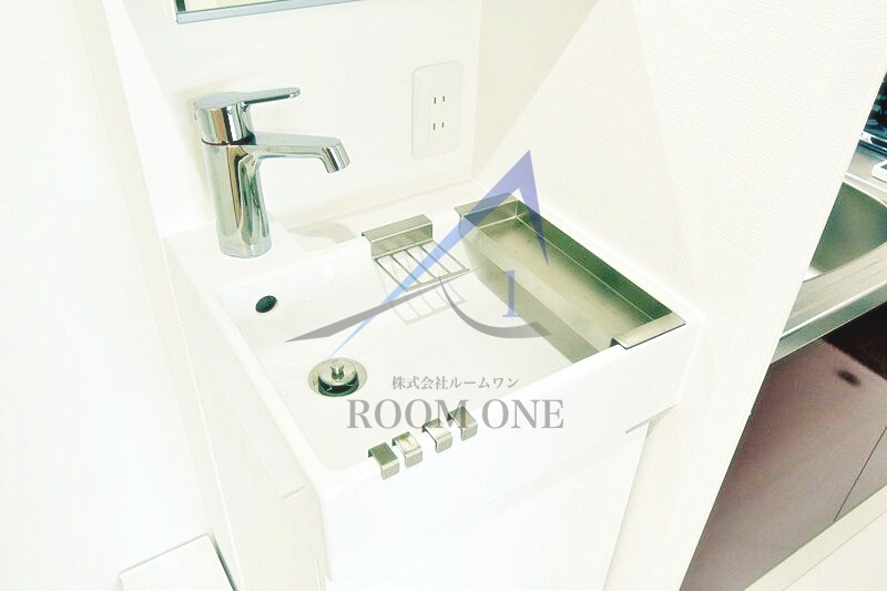 洗面設備　洗面台です。