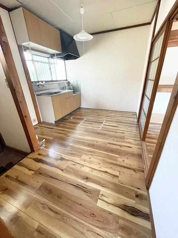 キッチン　ガスコンロ設置可