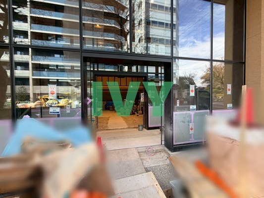 エントランス　建築中