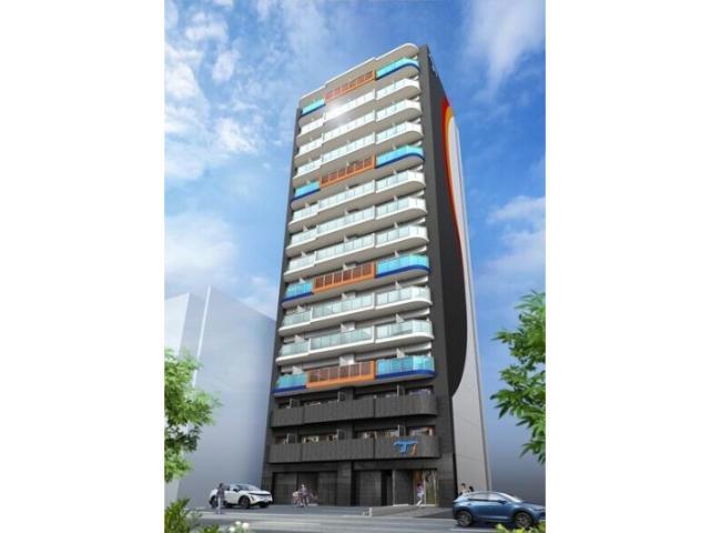 建物外観　完成模型図