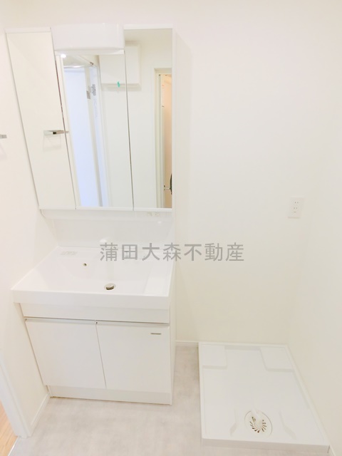 洗面設備　洗面脱衣所　独立洗面台　室内洗濯機置き場