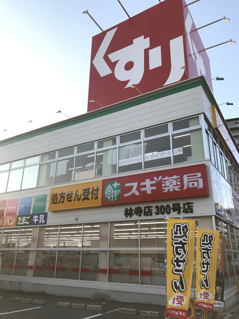 ドラックストア　スギ薬局 林寺店（ドラッグストア）まで217m