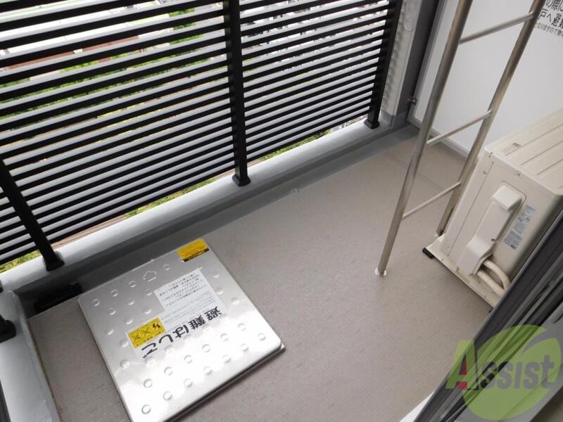 バルコニー　風通しの良いバルコニーです。