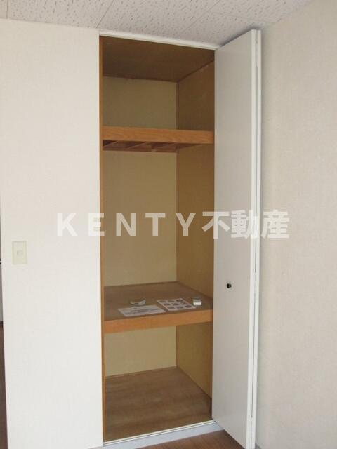 収納　大きなスペースがあり、収納には困りません