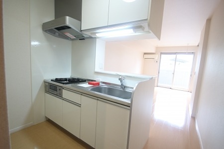 キッチン　2口コンロ・グリル付きです★