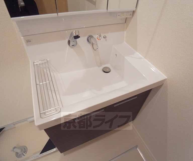 洗面設備　使いやすい蛇口です！