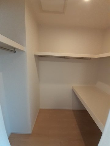 収納　たっぷりとした収納スペースです